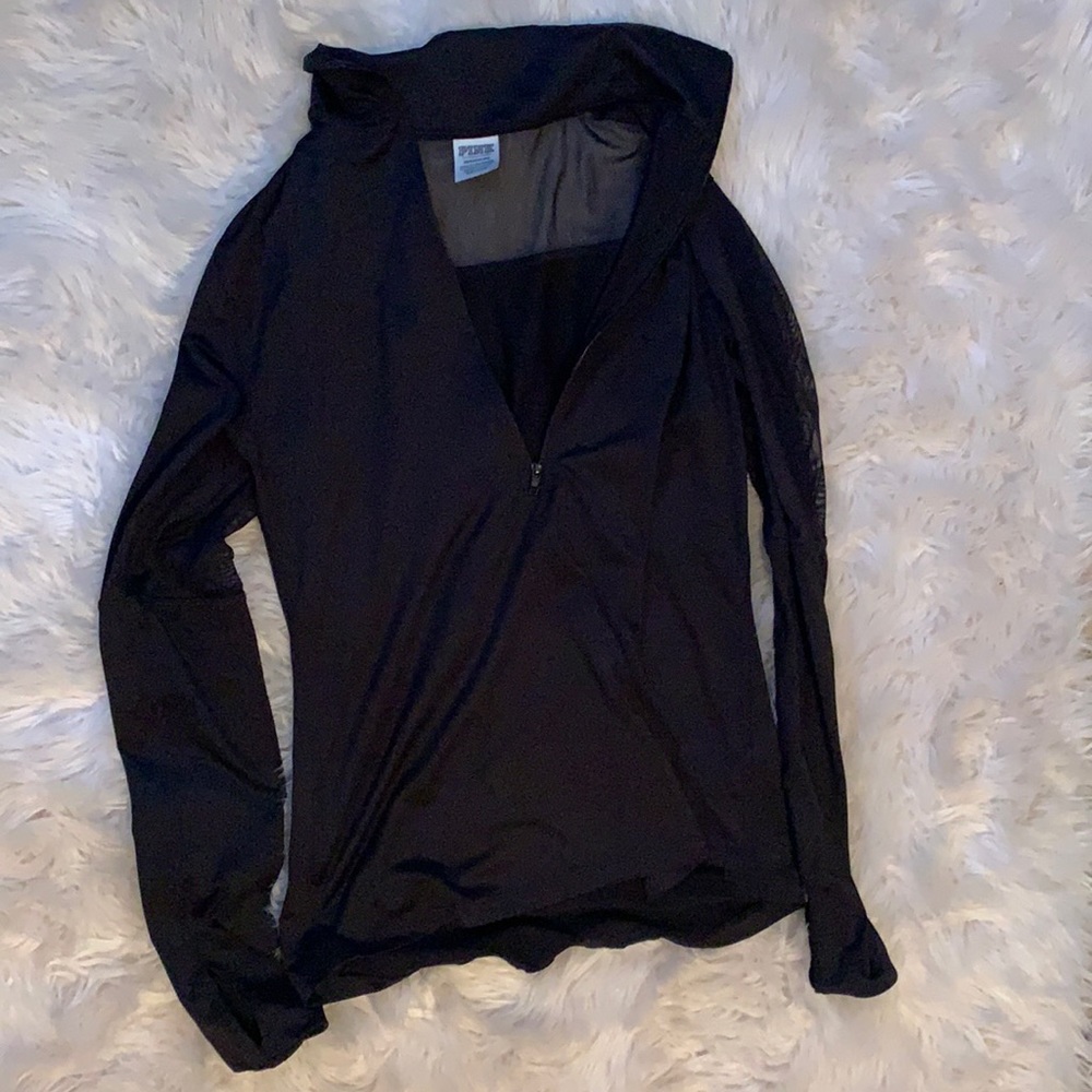 victoria’s secret half zip up jacket